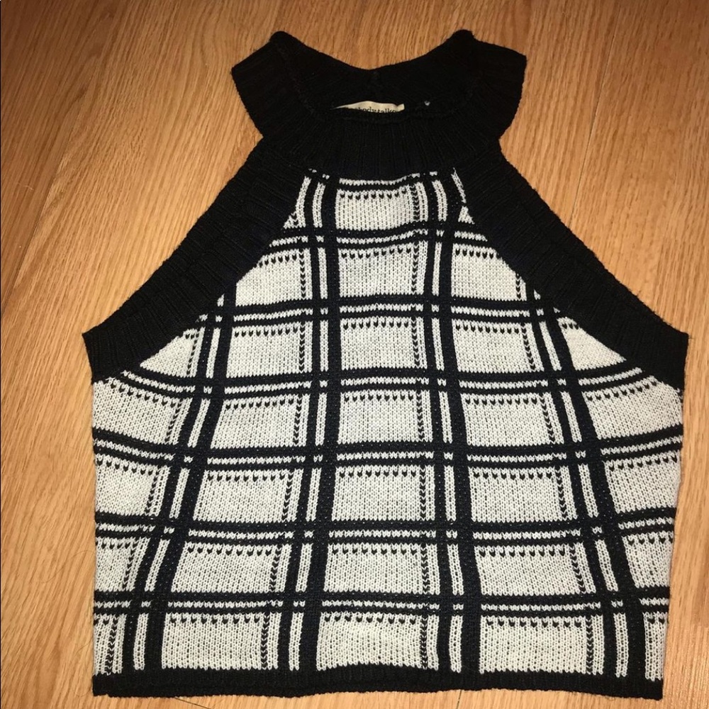 Crop nit  tank